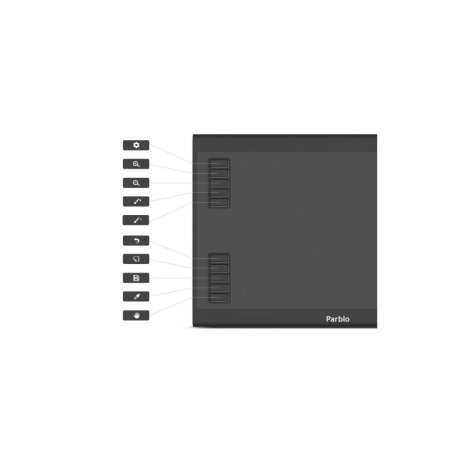 Графический планшет Parblo A610 Plus V2 Black (A610PLUSV2)