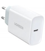Мережевий зарядний пристрій Ugreen CD127 USB Type-C 30W White (70161)