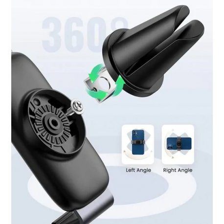 Автодержатель Ugreen LP120 Air Vent Phone Holder Black (10422)
