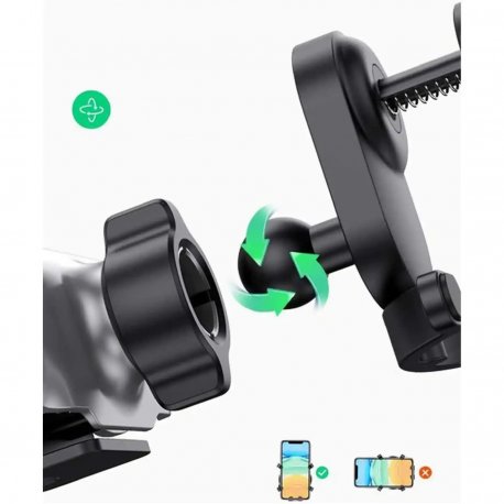 Автодержатель Ugreen LP228 Air Vent Car Mount Phone Holder with Hook Black (80871)