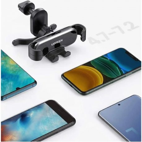 Автодержатель Ugreen LP228 Air Vent Car Mount Phone Holder with Hook Black (80871)