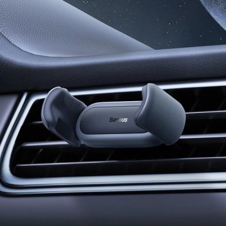 Автодержатель Baseus Steel Cannon 2 Air Outlet Car Mount Black (SUGP000001)