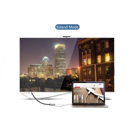 Адаптер Ugreen USB-C to HDMI v1.4 White (40273)
