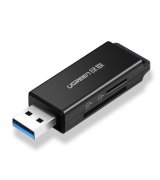 Картрідер Ugreen CM104 USB 3.0 Black TF+SD Dual Card (40752)