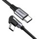Кабель Ugreen US255 USB Type-C to USB Type-C (3m) Black/Gray (80714) Кабель Ugreen US255 USB Type-C to USB Type-C (3m) Black/Gray (80714)