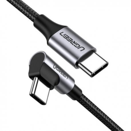 Кабель Ugreen US255 USB Type-C to USB Type-C (3m) Black/Gray (80714)