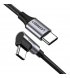 Кабель Ugreen US255 USB Type-C to USB Type-C (3m) Black/Gray (80714)