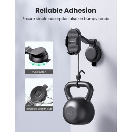 Автодержатель Ugreen LP405 Waterfall-Shaped Suction Cup Phone Mount (20473)