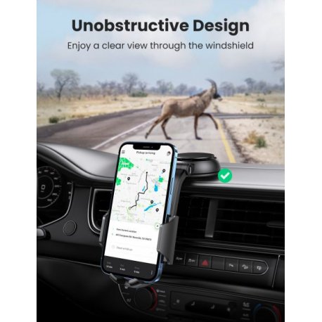 Автодержатель Ugreen LP405 Waterfall-Shaped Suction Cup Phone Mount (20473)
