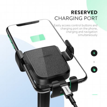 Автотримач Ugreen LP200 Gravity Phone Holder with Suction Cup Black (60990B)