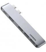 USB-хаб Ugreen CM251 Space Gray (60559)
