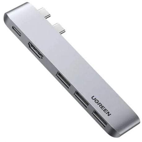 USB-хаб Ugreen CM251 Space Gray (60559)