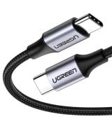 Кабель Ugreen US261 Type-C to Type-C 60W (1m) Black/Gray (50150)