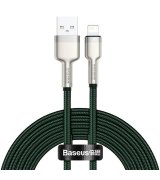 Кабель Baseus Cafule Series Metal USB to Lightning (2m) Green (CALJK-B06)