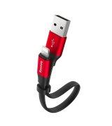 Кабель Baseus Nimble Portable USB to Lightning (23cm) Black/Red (CALMBJ-B91)