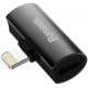Адаптер Baseus Lightning Dual Lightning Adapter L46 Black (CAL46-01)