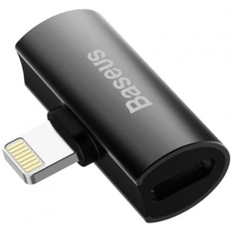 Адаптер Baseus Lightning Dual Lightning Adapter L46 Black (CAL46-01)
