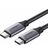 Кабель Ugreen US161 USB Type-C Male to USB Type-C 60W (1.5m) Gray (50751)