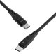 Кабель Proove Soft Silicone Type-C to Type-C 60W (2m) Black (CCSO60002221)