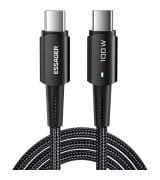 Кабель Essager Sunset Type-C to Type-C 100W (2m) Black (EXCTT1-CGA01)