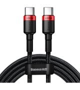 Кабель Baseus Cafule Type-C to Type-C (2m) Red/Black (CATKLF-AL91)