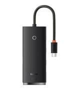 USB-хаб Baseus Lite Series 4-Port Type-C (0.25m) Black (WKQX030301)