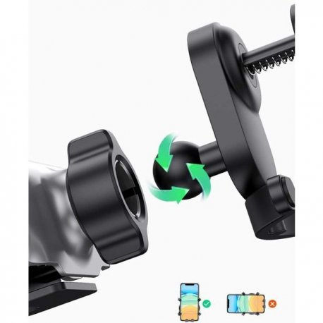 Автодержатель Ugreen LP228 Gravity Phone Holder Black (80539)