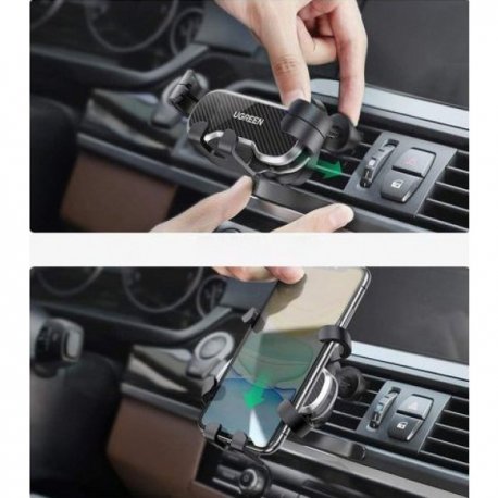 Автотримач Ugreen LP228 Gravity Phone Holder Black (80539)