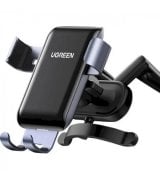 Автодержатель с беспроводной зарядкой Ugreen LP274 Gravity Phone Holder for Round Air Vent Black (30401)