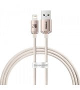 Кабель Baseus Crystal Shine Series USB to Lightning (1.2m) Pink (CAJY001104)