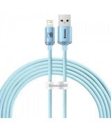 Кабель Baseus Crystal Shine Series USB to Lightning (2m) Sky Blue (CAJY001203)