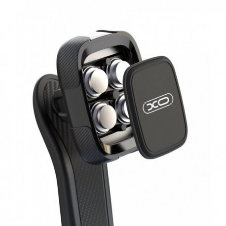 Автодержатель XO C106 Dashboard suction cup adjustable magnetic Phone holder Black