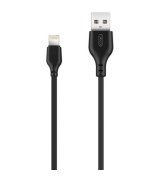 Кабель XO NB103 Bell USB to Lightning (1m) Black (6920680862702)