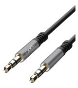 Кабель XO NB121 AUX jack 3.5мм - jack 3.5мм (1м) Black (6920680864591)