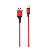 Кабель XO NB143 USB-A to Type-c (1m) Red (6920680870691)