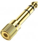 Перехідник Ugreen jack 6.5 to mini-jack 3.5 Gold (20503)