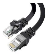 Патч-корд Essager TopSpeed Ethernet Flat Cable STP Cat.6 (10m) Black (EXCWXB-JSF01)