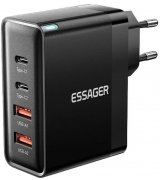 Сетевое зарядное устройство Essager Grace 100W Black (ECT2CA-QYB01-Z)