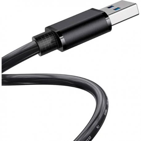 Кабель Essager Extension Cable USB 3.0 (1m) Black (EXCAM-YT01)