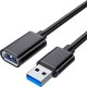 Кабель Essager Extension Cable USB 3.0 (1m) Black (EXCAM-YT01) Кабель Essager Extension Cable USB 3.0 (1m) Black (EXCAM-YT01)