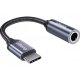 Адаптер Essager E01 Type c to 3.5mm Jack Headphone Adapter Grey (EZJE01-0G) Адаптер Essager E01 Type c to 3.5mm Jack Headphone Adapter Grey (EZJE01-0G)