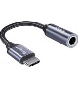 Адаптер Essager E01 Type c to 3.5mm Jack Headphone Adapter Grey (EZJE01-0G)