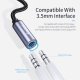 Адаптер Essager E01 Type c to 3.5mm Jack Headphone Adapter Grey (EZJE01-0G) Адаптер Essager E01 Type c to 3.5mm Jack Headphone Adapter Grey (EZJE01-0G)