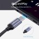 Адаптер Essager E01 Type c to 3.5mm Jack Headphone Adapter Grey (EZJE01-0G) Адаптер Essager E01 Type c to 3.5mm Jack Headphone Adapter Grey (EZJE01-0G)