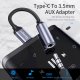 Адаптер Essager E01 Type c to 3.5mm Jack Headphone Adapter Grey (EZJE01-0G) Адаптер Essager E01 Type c to 3.5mm Jack Headphone Adapter Grey (EZJE01-0G)