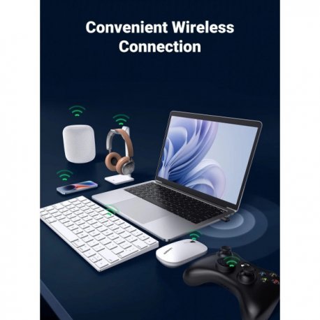 Беспроводной Bluetooth адаптер Ugreen CM591 Black (90225)