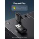 Бездротовий Bluetooth адаптер Ugreen CM591 Black (90225) Бездротовий Bluetooth адаптер Ugreen CM591 Black (90225)