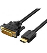 Кабель Ugreen HD106 HDMI to DVI Cable 2m Black (10135)