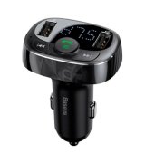 FM-трансмиттер Baseus FM Launcher S-09A Standart Edition 2.4A 2USB Black (CCMT000001)