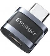Адаптер Essager Xuankong Micro USB to Type-C Gray (EZJMC-XL01)